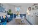 Home office with a desk, chairs, and built-in shelving at 4185 Singing Mockingbird Blvd, Bartow, FL 33830