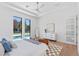 Bright main bedroom with pool view and modern dresser at 1948 Rowena Ave, Orlando, FL 32803