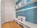Functional mudroom with built-in bench and storage at 1948 Rowena Ave, Orlando, FL 32803