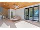 Relaxing outdoor patio with modern seating and a view of the pool at 1948 Rowena Ave, Orlando, FL 32803