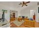 Living room featuring a comfortable couch and coffee table at 2460 Oak Mill Dr, Kissimmee, FL 34744