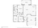 Floor plan showing a 3-bedroom, 2-bathroom house with a garage and Florida room at 26603 W Cove Dr, Tavares, FL 32778