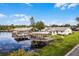 House with dock and beautiful view of canal at 26603 W Cove Dr, Tavares, FL 32778