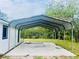 New metal carport with concrete slab at 4171 Radford Rd, Bartow, FL 33830