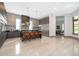 Modern kitchen with stainless steel appliances and an island at 15144 Pendio Dr, Montverde, FL 34756