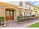Inviting front entrance with double doors and stone detailing at 19206 Robertson St, Orlando, FL 32833