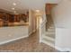 View of entryway, kitchen, and staircase at 3006 Seaview Castle Dr, Kissimmee, FL 34746