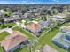 Aerial view of a single-Gathering home with a large backyard at 552 Eagle Ct, Poinciana, FL 34759