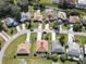 Aerial view showing home's location in a residential neighborhood at 552 Eagle Ct, Poinciana, FL 34759