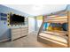 bedroom with a bunk bed and fun mural at 8956 Hilton Ridge Ave, Kissimmee, FL 34747