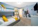 bedroom with a bunk bed and Despicable Me theme at 8956 Hilton Ridge Ave, Kissimmee, FL 34747