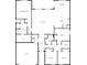 Two-story home floor plan with 3 bedrooms, 2 bathrooms, and a 2-car garage at 127 Hickory Crse, Ocala, FL 34472