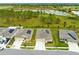 Aerial view of houses with solar panels at 729 Hitch Loop, St Cloud, FL 34772