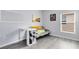 Small bedroom with a futon and home office space at 729 Hitch Loop, St Cloud, FL 34772