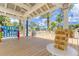 Relaxing patio area with connect four and Jenga games at 836 Desert Mountain Ct, Reunion, FL 34747