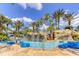 Guests enjoy floating down the lazy river at 836 Desert Mountain Ct, Reunion, FL 34747