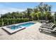 Resort-style pool and spa with ample lounge space at 836 Desert Mountain Ct, Reunion, FL 34747