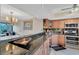 Modern kitchen with granite countertops and stainless steel appliances at 1038 E Michigan St # 1, Orlando, FL 32806