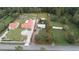 Aerial view of property showing a mobile home and large lot at 1111 Sunflower Trl, Orlando, FL 32833