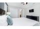 Main bedroom with a king-size bed, TV, and en-suite bathroom access at 1431 Thunderbird Rd, Davenport, FL 33896
