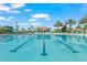 Large community pool with lap lanes and a shallow end at 1431 Thunderbird Rd, Davenport, FL 33896