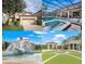 Two-story house with a garage and landscaped front yard at 1431 Thunderbird Rd, Davenport, FL 33896