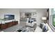 Open living room with adjacent kitchen and seating area at 2842 Moulin Rd, Davenport, FL 33837