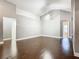 Spacious living room with hardwood floors and a ceiling fan at 308 Halstead Dr, Davenport, FL 33897