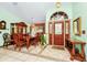 Formal dining room with wood furniture and tile floors at 6618 Abeydon Ct, Orlando, FL 32818