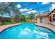 Relaxing screened pool area with ample space for lounging at 6618 Abeydon Ct, Orlando, FL 32818