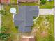 Directly above view of house and yard at 857 S Atmore Cir, Deltona, FL 32725