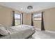 Well-lit bedroom featuring a comfortable bed and two windows at 857 S Atmore Cir, Deltona, FL 32725