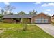 Brick ranch home with attached garage and spacious yard at 857 S Atmore Cir, Deltona, FL 32725
