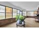 Relaxing screened porch with a view and lots of plants at 857 S Atmore Cir, Deltona, FL 32725