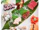 A beautiful sushi platter with various types of sushi and sashimi at 875 Assembly Ct, Reunion, FL 34747