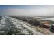 Aerial view showcasing the building's beachfront location and coastal surroundings at 3807 S Atlantic Ave # 2020, Daytona Beach, FL 32118
