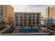 Oceanfront building, featuring a community pool at 3807 S Atlantic Ave # 2020, Daytona Beach, FL 32118