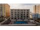 Oceanfront building, featuring a community pool at 3807 S Atlantic Ave # 2020, Daytona Beach, FL 32118