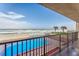 Stunning ocean and pool view from private balcony at 3807 S Atlantic Ave # 2020, Daytona Beach, FL 32118