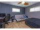Versatile bedroom with a daybed and workspace at 664 Little Wekiva Rd, Altamonte Springs, FL 32714