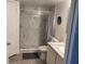 Clean bathroom with a shower/tub combo and modern vanity at 2202 Key West Ct # 632, Kissimmee, FL 34741