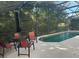 Inviting screened pool area with patio furniture at 4704 Delray Beach Ct, Kissimmee, FL 34746