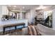 Modern kitchen with granite countertops and stainless steel appliances at 7270 Westpointe Blvd # 914, Orlando, FL 32835