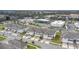 Aerial view of townhomes and community amenities at 15211 Willow Arbor Cir, Orlando, FL 32824