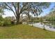 Picturesque lake view from a tranquil lakeside property at 5016 Dorman Rd, Lakeland, FL 33813