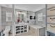 Elegant bathroom with a soaking tub and modern finishes at 3902 Rollingsford Cir, Lakeland, FL 33810