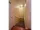 Indoor staircase with carpeted steps and neutral-toned walls at 6430 S Goldenrod Rd # 15B, Orlando, FL 32822