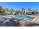 Inviting community pool with a spacious deck and lounge chairs at 4352 S Kirkman Rd # 1213, Orlando, FL 32811