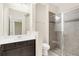 Bathroom with shower, toilet and vanity at 8441 Chilton Dr, Orlando, FL 32836