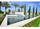 Parkside community entrance with water feature at 8441 Chilton Dr, Orlando, FL 32836